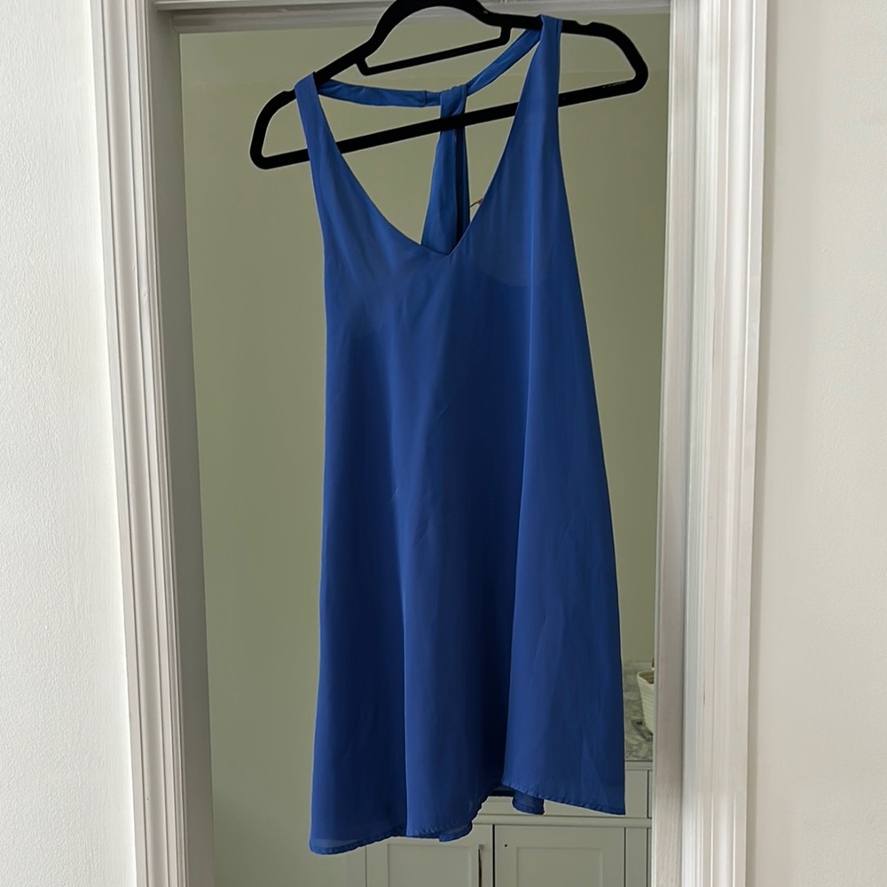 Blue Sleeveless Dress